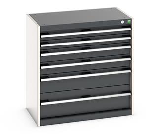 Cabinet consists of 2 x 75mm, 2 x 100mm, 1 x 150mm and 1 x 200mm high drawers 100% extension drawer with internal dimensions of 675mm wide x 400mm deep. The... Bott Drawer Cabinets 800 Width x 525 Depth